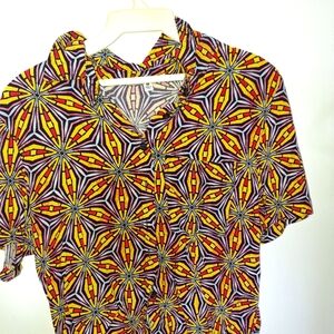 Women's Multicolor Geometric Shirt